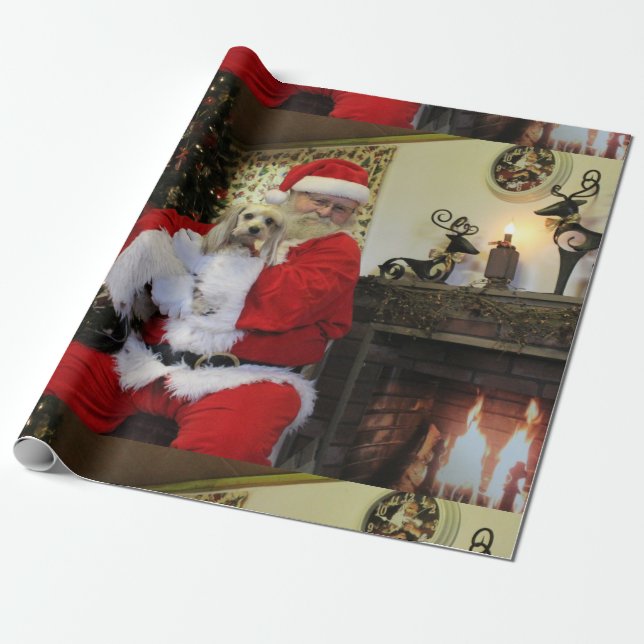 Segt och Santa Presentpapper (Utrullad)