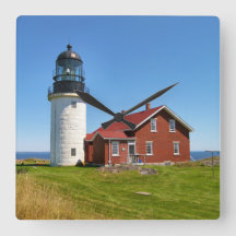 Seguin Island fyr, Maine Wall Clock