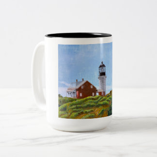 Seguin Island fyr Två-Tonad Mugg