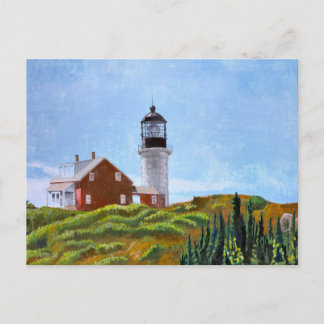 Seguin Island fyr Vykort