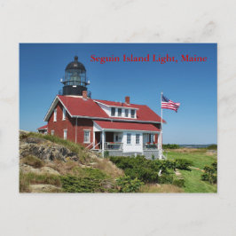 Seguin Island Light, Maine Postcard Vykort