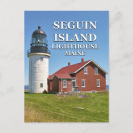 Seguin Island Lighthouse, Maine Postcard Vykort
