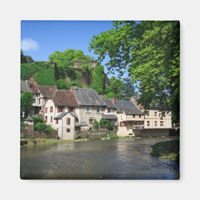 Segur-le-Chateau i Frankrike-magnet Magnet (Framsidan)