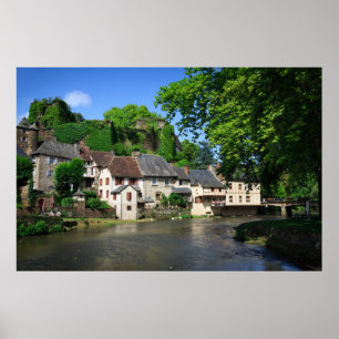 Segur-le-Chateau i frankrikeaffisch Poster
