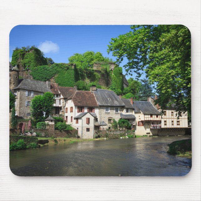 Segur-le-Chateau i frankrikemousepad Musmatta (Framsidan)