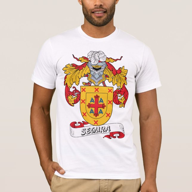 Segura familjvapensköld t-shirt (Framsida)