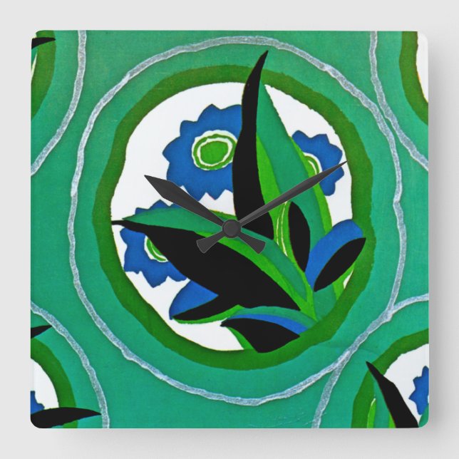 Seguys Art Deco #11 på Emporio Moffa Fyrkantig Klocka (Framsida)