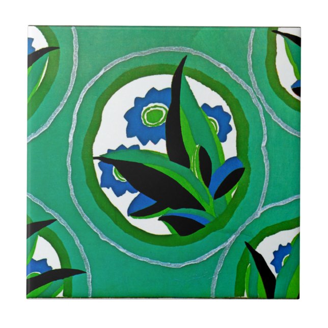 Seguys Art Deco #11 på Emporio Moffa Kakelplatta (Framsidan)