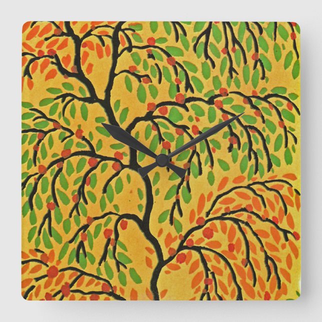 Seguys Art Deco #1 på Emporio Moffa Fyrkantig Klocka (Framsida)