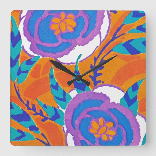 Seguys art déco #5 på Emporio Moffa Fyrkantig Klocka (Framsida)