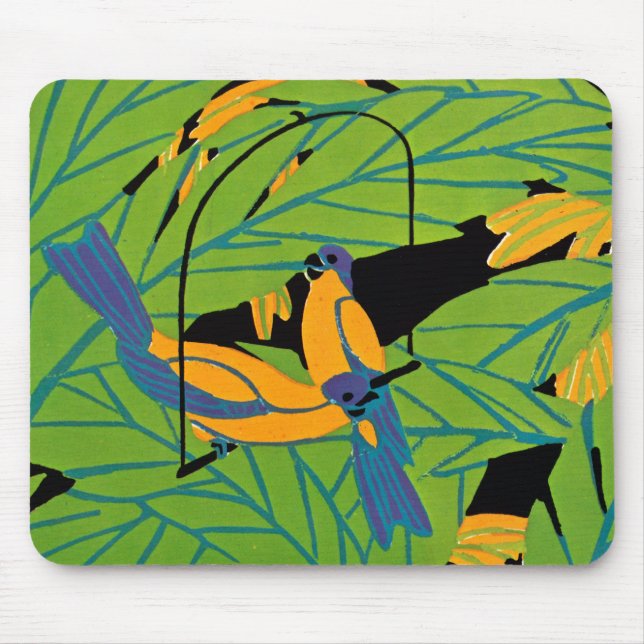 Seguys Art Deco Tropical Birds Musmatta (Framsidan)