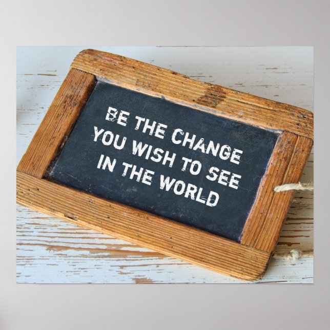 Sei der Wandel Poster (Framsidan)