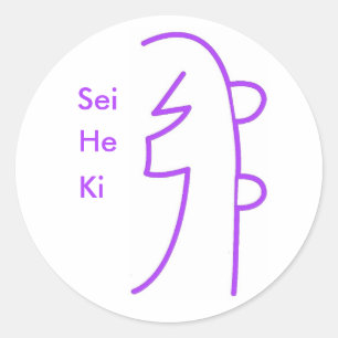Sei He Ki Sticker Runt Klistermärke