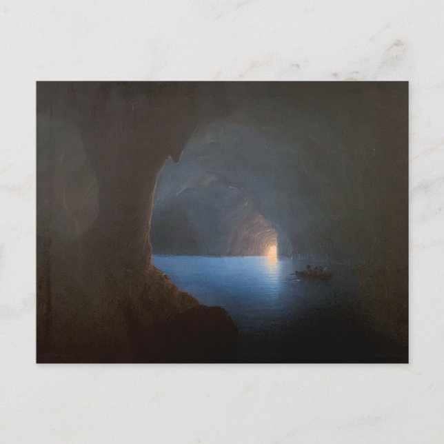 Seiffert, The blue grotto on Capri - Neapel, Itali Vykort (Framsida)