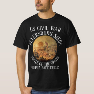 SEIGEN PETERSBURG US CIVIL KRIG BATTLE OF CRATER T SHIRT