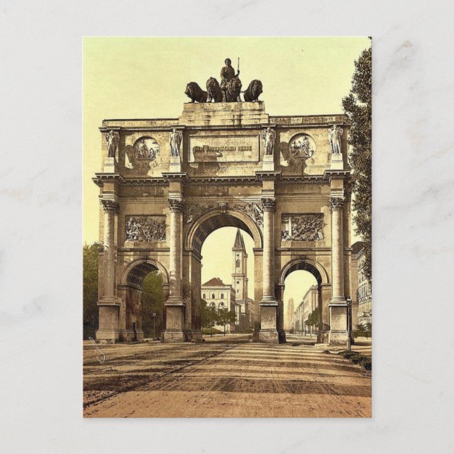 Seigesthor (dvs. Siegestor) (Triumphal Arch) Vykort (Framsida)