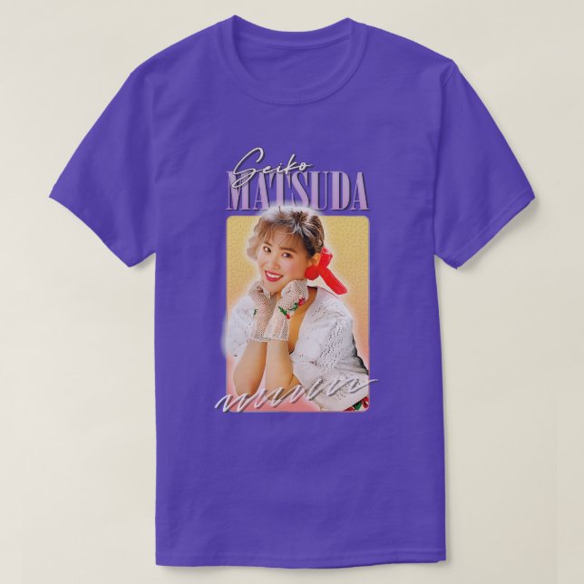 Seiko Matsuda Retro 80:e Fläkt Art Design 6 T Shirt (Design framsida)