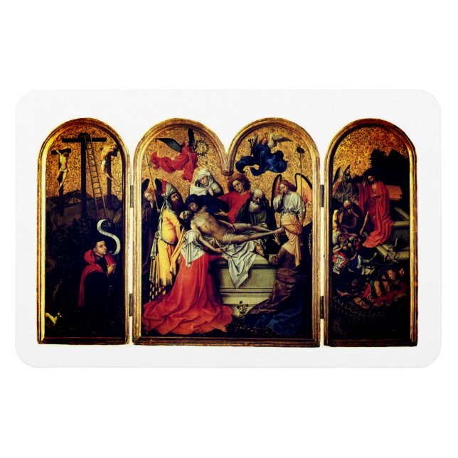 Seilern Triptych (av Robert Campin) Magnet (Horisontell)