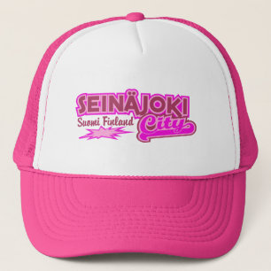 Seinäjoki City hat - rosa Truckerkeps