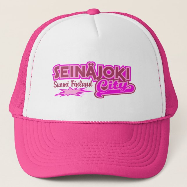 Seinäjoki City hat - rosa Truckerkeps (Framsida)