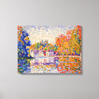 Seine av Paul Signac Canvastryck