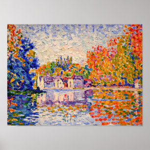 Seine av Paul Signac Poster
