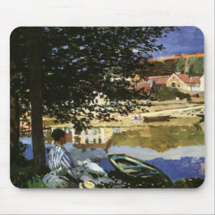 Seine Bank, Bennecourt av Claude Monet Musmatta