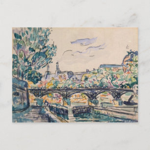 Seine-banken nära Pont des Arts Vykort