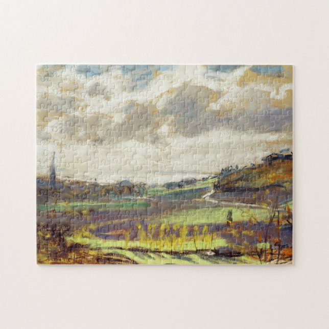 Seine Estuary Monet Fine Art Pussel (Horisontell)