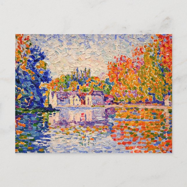 Seine Fine Art Painting Paul Signac Vykort (Framsida)