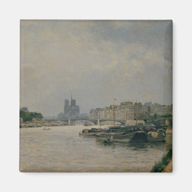 Seine från Quai de la Rapee Magnet (Framsidan)