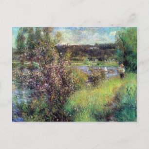 Seine i Chatou av Pierre Renoir Vykort