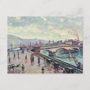 Seine i Rouen Vykort