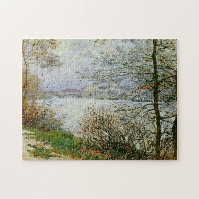 Seine, Île de la Grande Jatte Monet Fine Art Pussel (Horisontell)