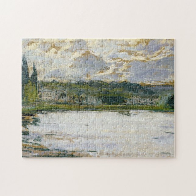 Seine Monet Fine Art Bank Pussel (Horisontell)