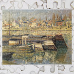 Seine på Asnieres av Claude Monet Pussel<br><div class="desc">"Seine at Asnieres" (1873) av Claude Monet är en vintage bra-konstmålning som visar upp fiskebåtar längs floden Seine i byn Asnieres, Frankrike. Om konstnären: Claude Monet (1840-1926) var en av grundarna av den Fransk målningsrörelsen och de flesta av hans målningar var "en plein luft" (i det öppna luft) stil imponerande...</div>