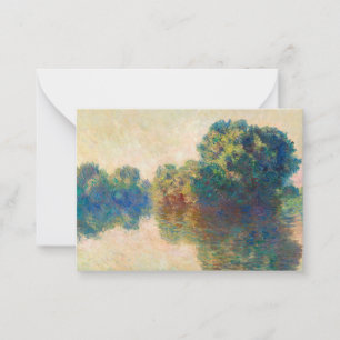 Seine på Giverny av Claude Monet Anteckningskort