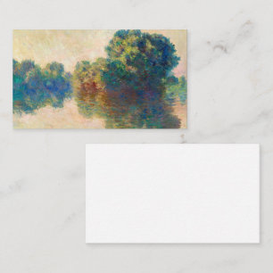 Seine på Giverny av Claude Monet Visitkort