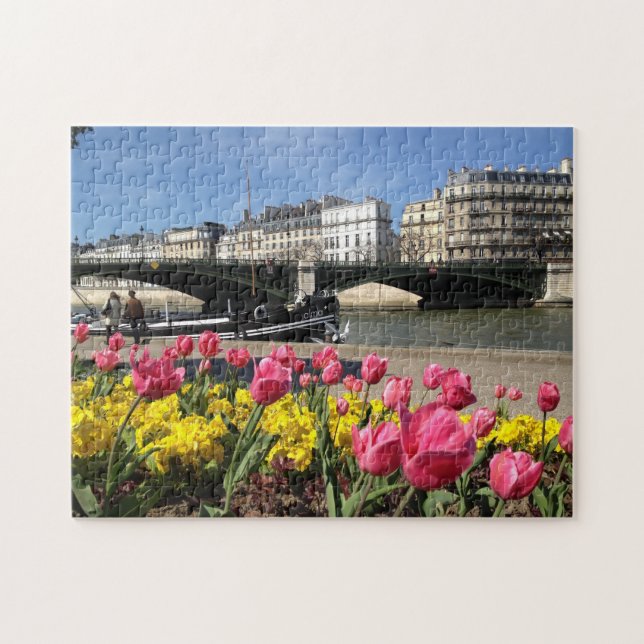 Seine Paris. Pussel (Horisontell)