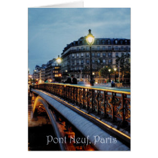 Seine plats hälsningskort