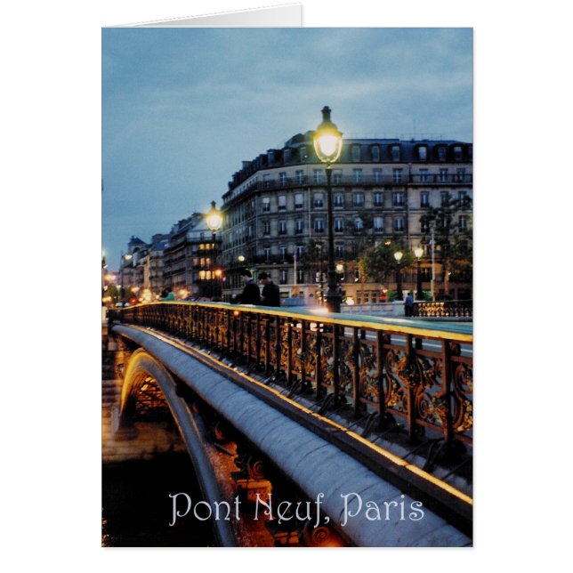 Seine plats hälsningskort (Framsidan)