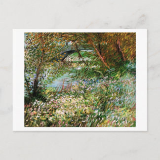 Seine, Pont de Clichy i Vår, Van Gogh Fine Art Vykort
