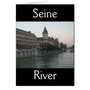 Seine River Hälsningskort