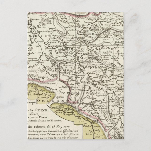 Seine River Vykort (Framsida)