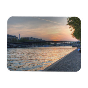 Seine solnedgång magnet