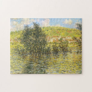 Seine Vé teuil Effect Sunshine after Rain Monet Pussel