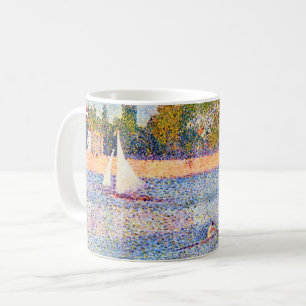 Seine vid La Grande Jatte, Seurat Kaffemugg