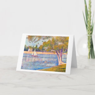 Seine vid La Grande Jatte, Seurat Kort