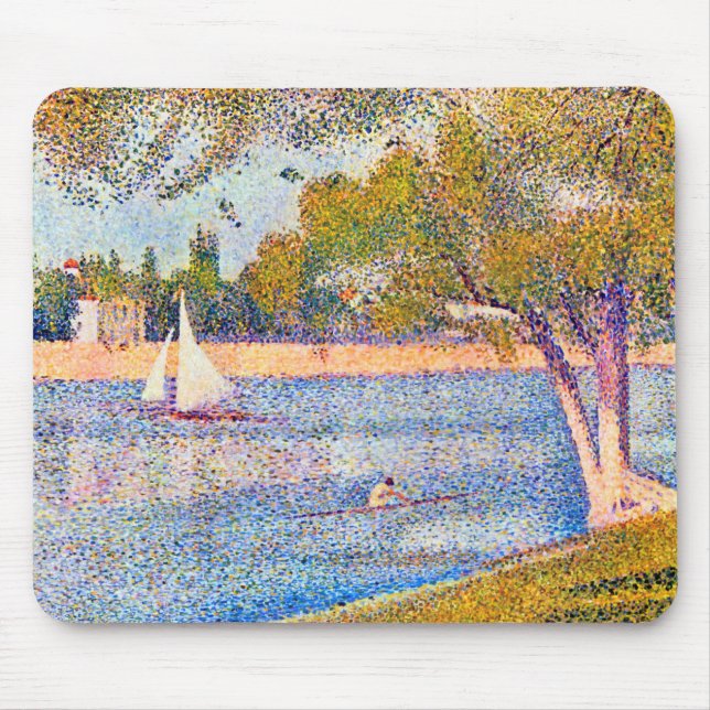 Seine vid La Grande Jatte, Seurat Musmatta (Framsidan)