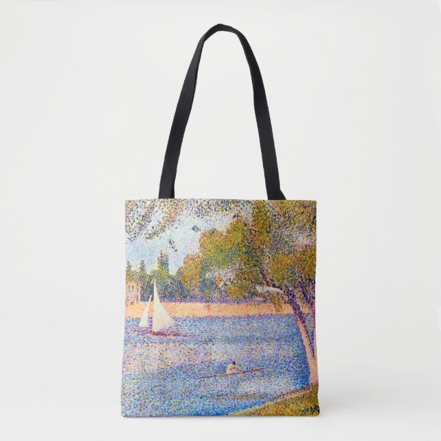 Seine vid La Grande Jatte, Seurat Tygkasse (Framsida)